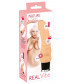 Вибратор-реалистик  Nature Skin Real Vibe телесного цвета - 17,5 см.