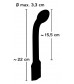 Фиолетовый вибратор G-точки G-SPOT VIBRATOR - 22 см.