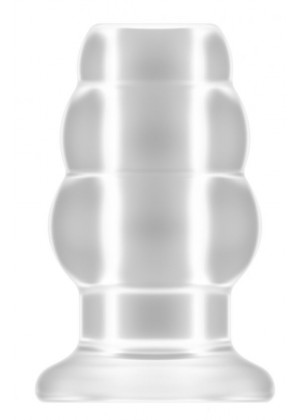 Прозрачная анальная пробка с тоннелем №49 Small Hollow Tunnel Butt Plug 3 Inch - 7,7 см.