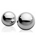Серебристые вагинальные шарики Medium Weight Ben-Wa Balls