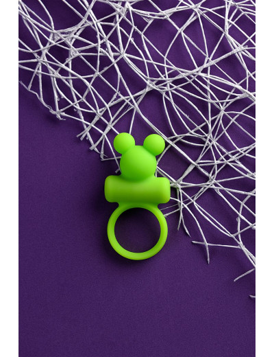 Зеленое виброкольцо на пенис A-Toys