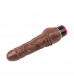 Коричневый вибратор 7.8” Vibe Cock - 19 см.