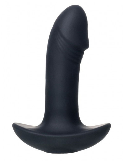 Черный вибростимулятор простаты PPP Enkakuzeccho DEEP ANAL VIBE - 10,2 см.