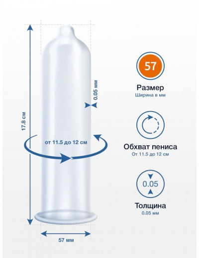 Презервативы MY.SIZE размер 57 - 10 шт.
