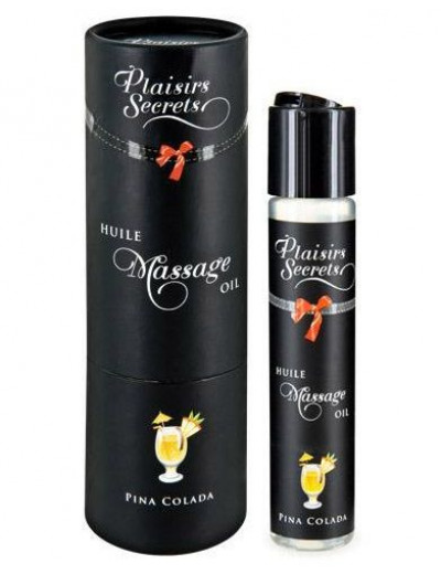 Массажное масло с ароматом пина колады Huile de Massage Gourmande Pina Colada - 59 мл.