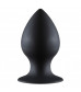 Чёрная анальная пробка Thick Anal Plug Large - 11,5 см.