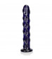 Фаллоимитатор цвета индиго Swirl Indigo - 17 см.