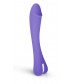 Фиолетовый вибратор для G-стимуляции Gili G-Spot Vibrator - 22 см.