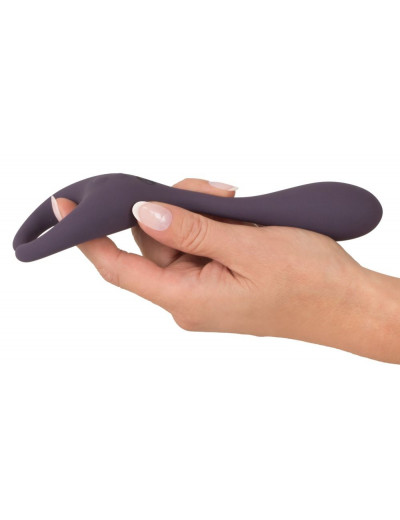 Фиолетовый универсальный вибратор Remote Controlled Couples Vibrator