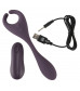 Фиолетовый универсальный вибратор Remote Controlled Couples Vibrator