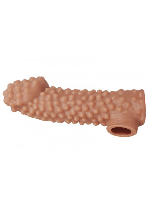 Насадка на фаллос с бугорками Cock Sleeve 004 Size L - 17,6 см.