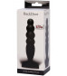Чёрный анальный стимулятор Large Bubble Plug - 14,5 см.