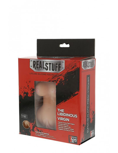 Мастурбатор в форме женского торса REALSTUFF THE LIBIDINOUS VIRGIN с вибропулей