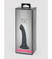 Черный фаллоимитатор Feel It Baby Silicone G-Spot Dildo - 17,8 см.