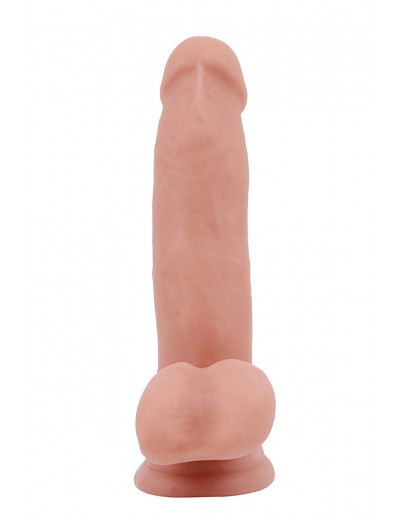 Телесный фаллоимитатор-реалистик Dual Density Dildo - 18 см.