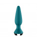 Бирюзовая анальная пробка с вибрацией Satisfyer Plug-ilicious 1 - 13,5 см.