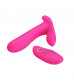 Розовый мультифункциональный вибратор Remote Control Massager