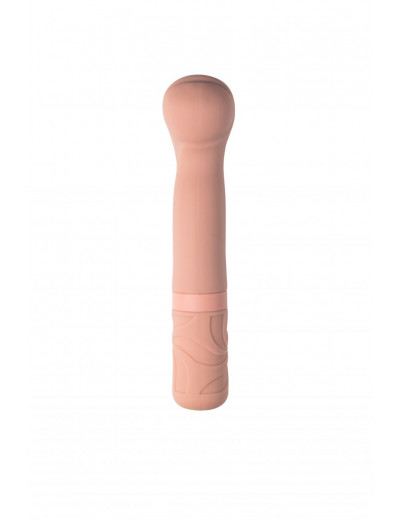 Бежевый мини-вибратор Rocky’s Fairy Mallet - 14,7 см.