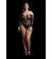 Эффектное боди Wonder Rhinestone Bodysuit с длинным рукавом