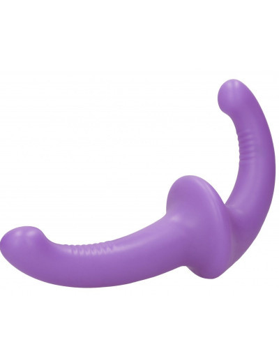 Фиолетовый безремневой страпон Silicone Strapless Strapon