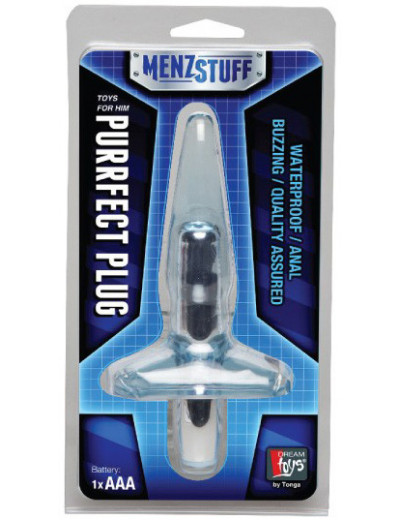 Анальная пробка Purrfect Plug - 9,5 см.