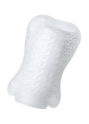 Белый мастурбатор A-Toys Pocket Wavy