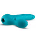 Бирюзовый безремневой страпон Luna Strapless Silicone Dildo - 22,86 см.