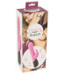 Розовый вибратор-кролик Thrusting Rabbit - 25 см.