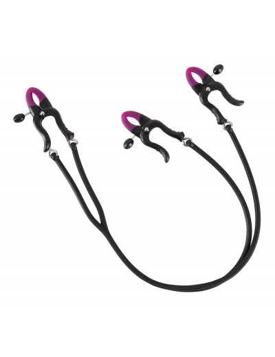 Зажимы на соски и клитор Silicone Nipple   Clit Clamps
