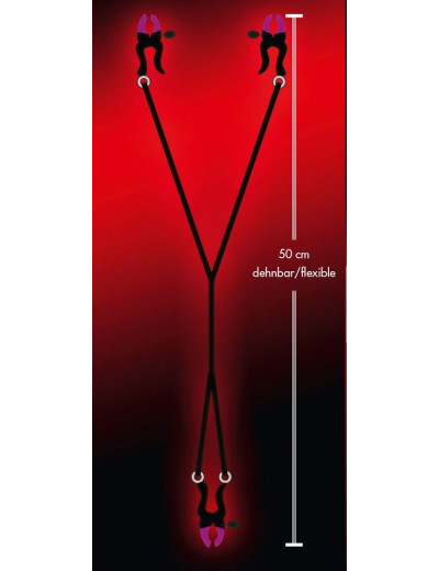 Зажимы на соски и клитор Silicone Nipple   Clit Clamps