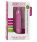 Розовая удлинённая вибропуля Power Bullet Pink - 8,3 см.