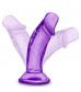 Фиолетовый фаллоимитатор на присоске SWEET N SMALL 4INCH DILDO - 11,4 см.