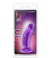 Фиолетовый фаллоимитатор на присоске SWEET N SMALL 4INCH DILDO - 11,4 см.
