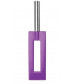 Фиолетовая шлёпалка Leather Gap Paddle - 35 см.