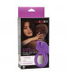 Фиолетовое двойное эрекционное кольцо Silicone Rechargeable Dual Rockin Rabbit
