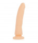 Телесный фаллоимитатор из силикона Delta Сlub Toys Dong Flesh Silicone - 23 см.