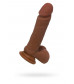 Фаллоимитатор-мулат TOYFA RealStick Elite Mulatto - 21 см.