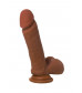 Фаллоимитатор-мулат TOYFA RealStick Elite Mulatto - 21 см.