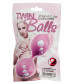 Розовые вагинальные шарики Twin Balls