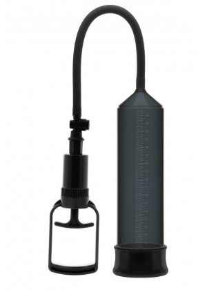 Черная вакуумная помпа Erozon Penis Pump