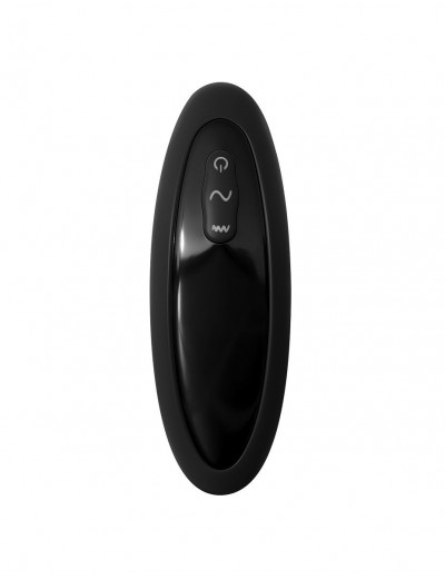 Чёрный вибромассажер простаты P-Motion Massager - 15,2 см.