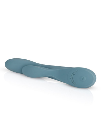Вибратор с клиторальным стимулятором The Violet Rabbit Vibrator - 20 см.