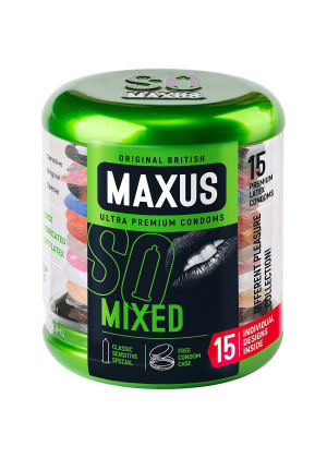 Презервативы MAXUS Mixed - 15 шт.