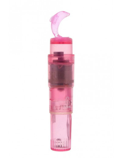 Розовая виброракета VIBE ALIVE DOLPHIN MINI MASSAGER