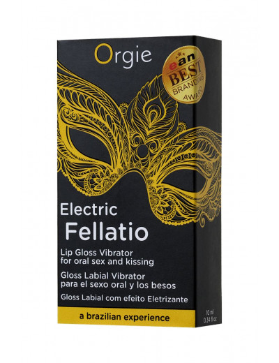 Блеск для губ с виброэффектом Orgie Sexy Vibe Electric Fellatio - 10 мл.