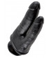 Чёрный анально-вагинальный фаллоимитатор Double Penetrator - 20,9 см.