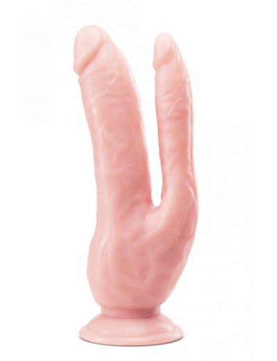 Телесный фаллоимитатор 8 Inch DP Cock - 20,32 см.