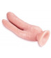 Телесный фаллоимитатор 8 Inch DP Cock - 20,32 см.