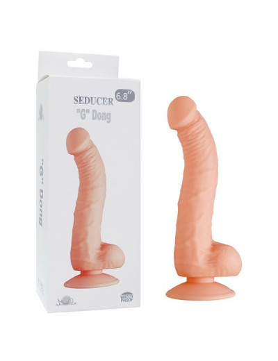 Телесный фаллоимитатор SEDUCER  G  Dong - 21,5 см.