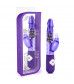 Фиолетовый вибратор с клиторальной стимуляцией Luxe Rabbit 2 - 26 см.